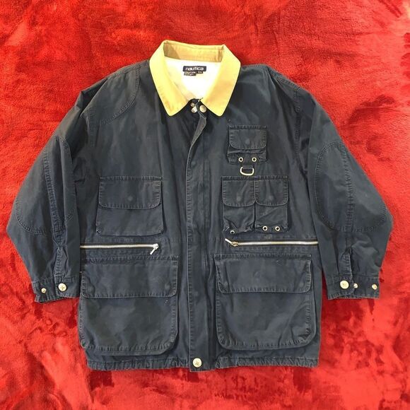 RARE Vintage 90s Nautica Industrial Style Jacket